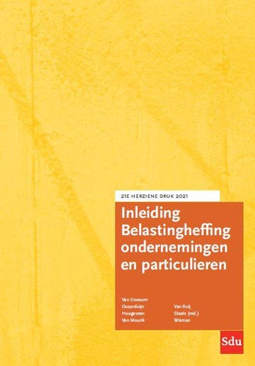 Inleiding Belastingheffing ondernemingen en pa 9789012406604, Zo goed als nieuw