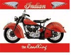Indian the Roadking reclamebord, Verzenden, Nieuw
