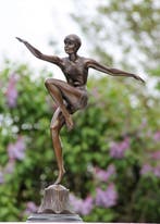 chiparus after - sculptuur, scarab dancer con brio - 46 cm -