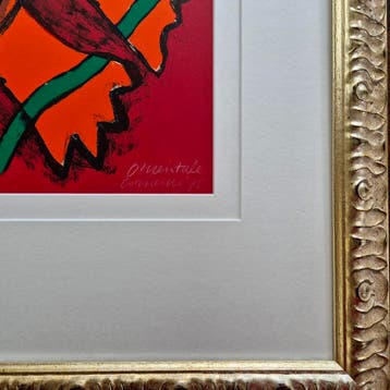 Corneille 1975 Orientale , Beautiful framed, Certified Art, Gesigneerd, Ophalen of Verzenden, Lithografie