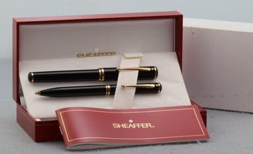 Sheaffer - Parure Connaisseur Lustre black FP/BP - Vulpen, Nieuw