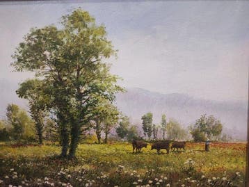 Juan Francisco Vidaller (1925) - Prado y pastora