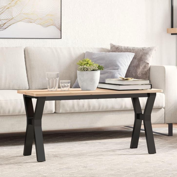 vidaXL Salontafelpoten Y-frame 90x30x43 cm staal, Huis en Inrichting, Tafelonderdelen, Nieuw, Verzenden