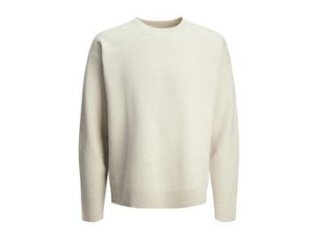 Veiling - Jack &amp; Jones Bradfort Knit Crew Neck Greige -, Nieuw