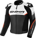 SHIMA Bandit 2.0 Perforated Wit Zwart Rood Leren Motorjas, Motoren, Nieuw met kaartje, Jas | textiel, SHIMA, Heren