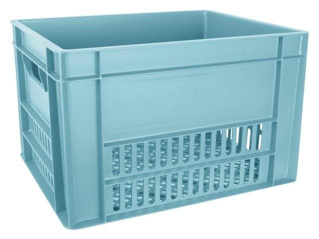 Fast Rider Kunststof Fietskrat LichtBlauw, Fietsen en Brommers, Fietsaccessoires | Fietsmanden, Nieuw, Verzenden