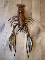 Figuur - Bronze Lobster Statue - 70 cm - Emaille