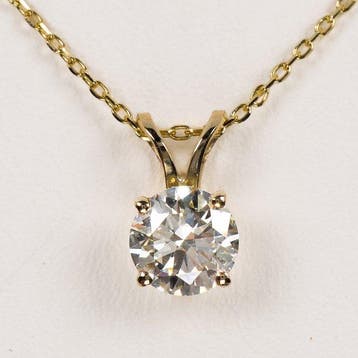 Zonder minimumprijs - Ketting met hanger - 14 karaat Geel