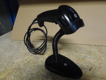 HP QD2100 USB 1D Barcode Scanner + Stand, Ophalen of Verzenden, Gebruikt, Overige typen, Symbol / Motorola