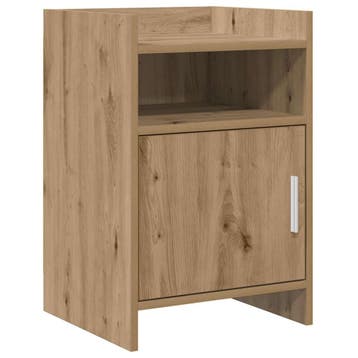 vidaXL Nachtkastjes Artisanaal eiken 40 x 36 x 60 cm Bewerkt, Minder dan 45 cm, Verzenden, Nieuw, 55 tot 70 cm