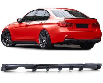 Performance look diffuser carbon look uitlaat gat enkel l..., Verzenden, Nieuw