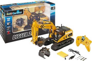 RC Graafmachine 1:16 | Metaal | Retourdeal 34% Korting, Revell, Ophalen of Verzenden, Zo goed als nieuw, Groter dan 1:32