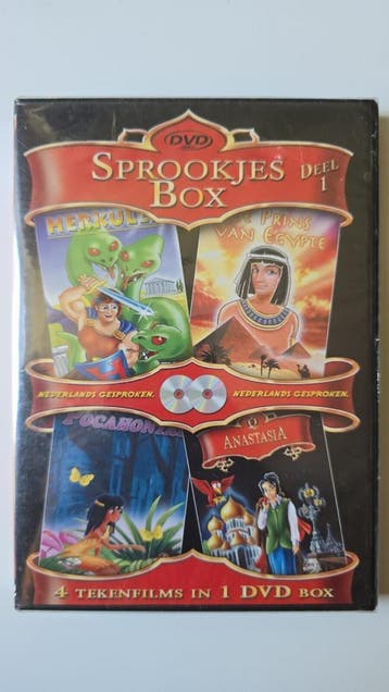 SPROOKJES BOX DEEL 1 HERCULES / DE PRINS VAN EGYPTE /, Cd's en Dvd's, Verzenden, Gebruikt
