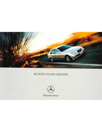 2000 MERCEDES BENZ C KLASSE SEDAN BROCHURE DUITS, Nieuw, Author