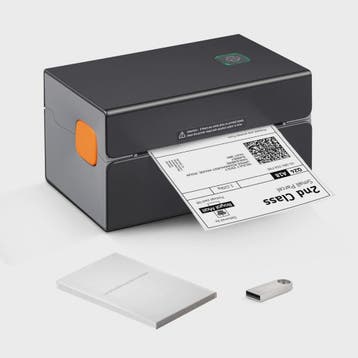 SucceBuy Thermische Labelprinter 300DPI met Bluetooth & USB, Verzenden, Nieuw