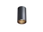 Veiling - 20x GU10 Opbouwspot Armatuur dun cilinder zand zwa, Nieuw