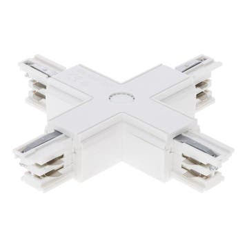 3-Fase - X-vorm connector - Wit, Ophalen of Verzenden, Nieuw