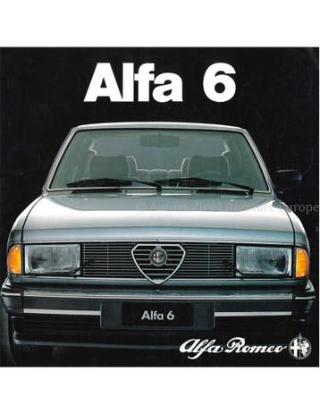 1983 ALFA ROMEO ALFA 6 BROCHURE DUITS, Nieuw, Alfa Romeo, Author