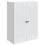 vidaXL Wandkast Wit 66 x 34,5 x 90 cm Bewerkt hout, Verzenden, Nieuw