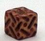 25 x Afrikaanse houten kralen kubus 8 x 8 mm – gat ca. 3.., Ophalen of Verzenden, Nieuw, Kraal