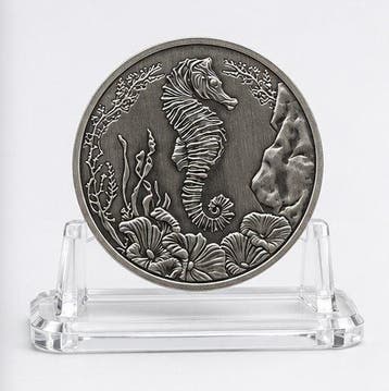 Samoa. 2 Tala 2025 – Seahorse – 1 oz Silver Coin – .999 Fine