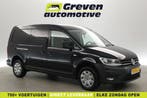 Volkswagen Caddy Maxi 2.0 TDI 102PK L2  Automaat  Airco, Auto's, Automaat, Volkswagen, Zwart, Diesel