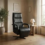 Leren sta-op-stoel Calm - Massif Nero (zwart) - large -, Bohemian, Industrieel, Modern, Scandinavisch, Nieuw, Ophalen of Verzenden