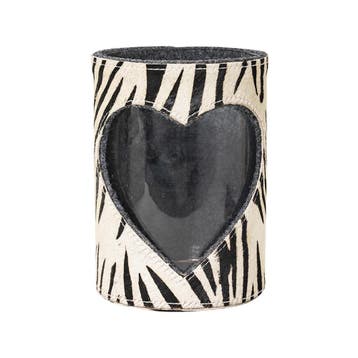 *windlicht koe hart zebra 20cm*, Verzenden, Nieuw