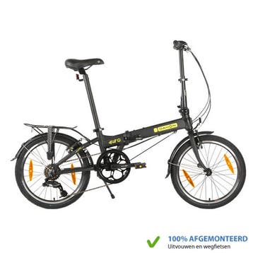 Dahon Vouwfiets HIT D6 Zwart, Verzenden, Nieuw