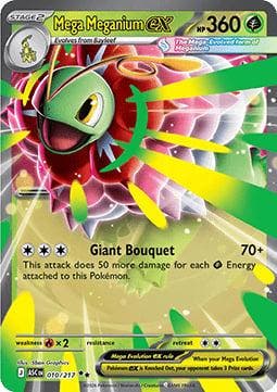 Pokémon TCG - Mega Meganium ex - Ascended Heroes - 010/217, Verzenden, Zo goed als nieuw