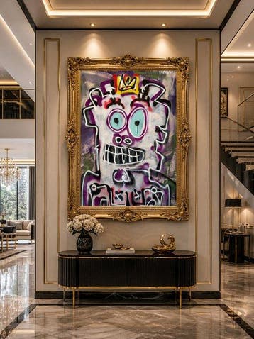 Timo Wedell - Ghost King - XXL - Hommage Basquiat