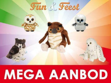 Uil knuffels - Mega aanbod pluche uilen knuffels, Ophalen of Verzenden, Nieuw, Overige typen