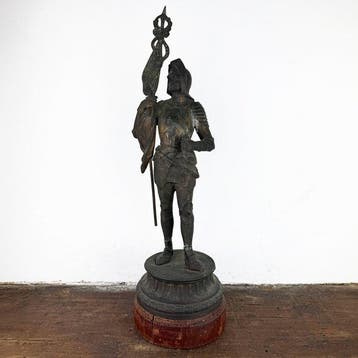 sculptuur, Joan of Arc - 45 cm - Metaal