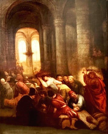 Peter Paul Rubens (1577-1640), School of - Christ Cleansing