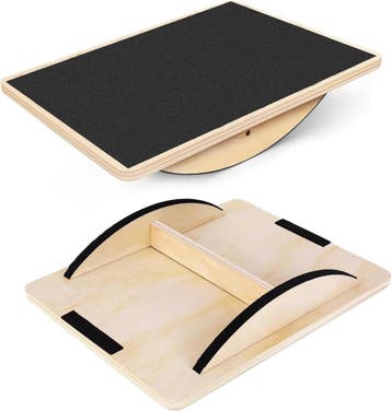 Balansbord Hout 33x42cm | Retourdeal 45% Korting, Ophalen of Verzenden, Zo goed als nieuw, Rug, Balansbord