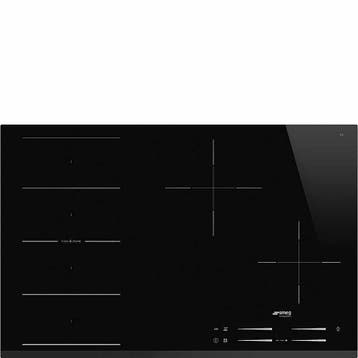 €999 Smeg Universal SI1F7845B kookplaat Zwart Ingebouwd, Ophalen of Verzenden, Nieuw
