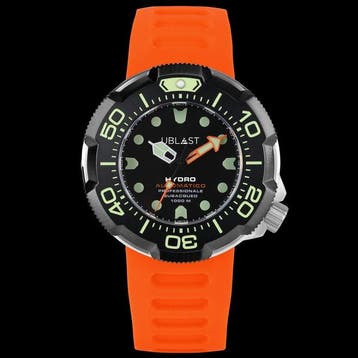 Ublast - Hydro - REF.UBHDR46BKOGN - Automatic - Sub 100 ATM, Nieuw