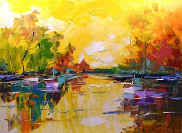 Olivier Pfleger - Mandrafina  Reflet dun jour  FORMAT XL