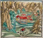 Sebastian Münster - Cosmographia - 1590, Antiek en Kunst