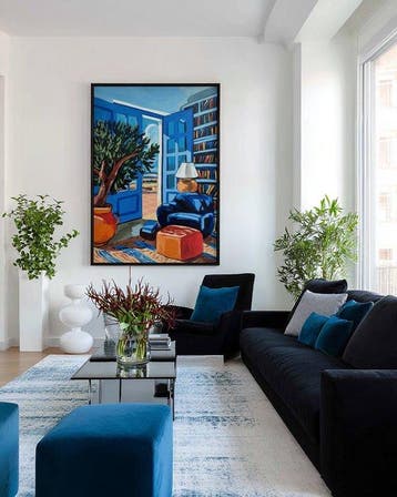 E. García - Interior azul XL