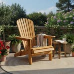 Tuinstoel / Tuinligstoel Korfu - Acaciahout - Opvouwbaar, Tuin en Terras, Verzenden, Nieuw