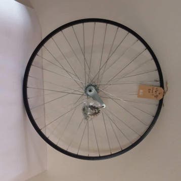 Achterwiel zwart 28x1 5/8, Fietsen en Brommers, Verzenden, Nieuw, Budgetfietsonderdelen.nl