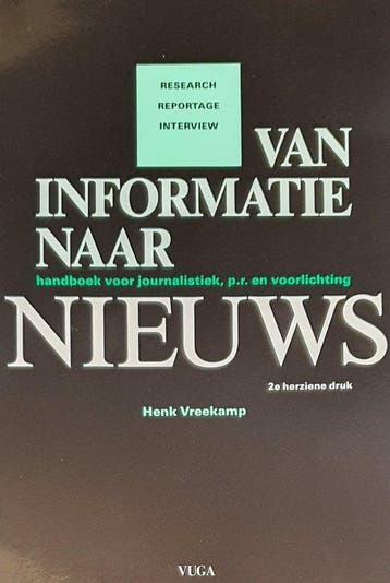 Van informatie naar nieuws - Vreekamp, Boeken, Verzenden, Gelezen