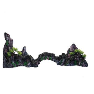 Rotsen met slingerende loopbrug 90 cm breed OS-245 - aquariu, Dieren en Toebehoren, Vissen | Aquaria en Toebehoren, Ophalen of Verzenden