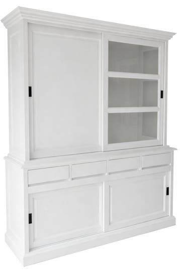 Buffetkast wit Tilburg dichte zijdeur 180cm, Ophalen of Verzenden, Nieuw