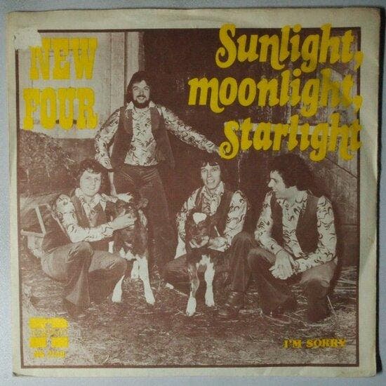 New Four - Sunlight, Moonlight, Starlight - Single, Cd's en Dvd's, Vinyl Singles, Verzenden
