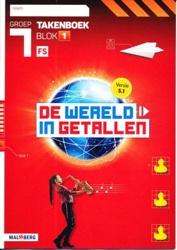 De Wereld  in Getallen versie 5.1 Takenboek blok 4 en 5 groe, Verzenden, Nieuw
