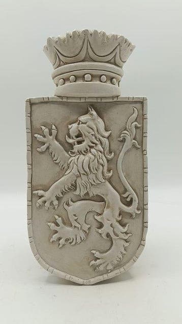sculptuur, Stemma araldico - 33 cm - marmerpoeder