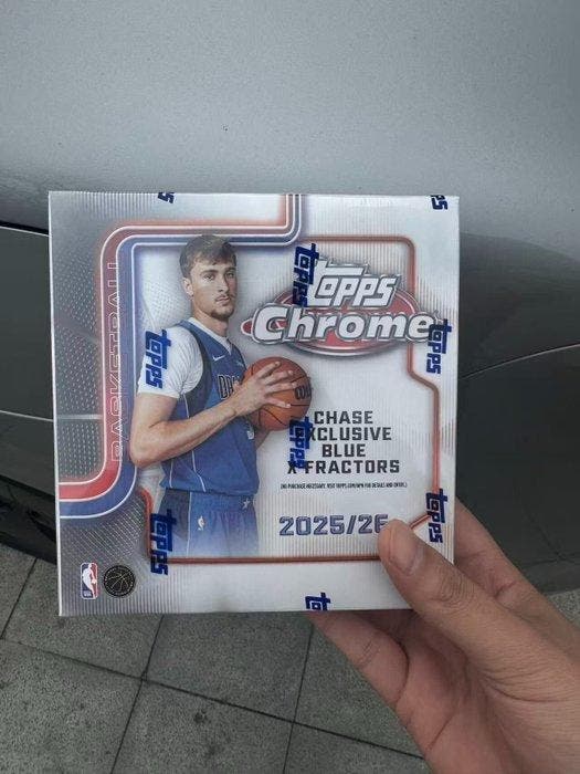 2025/26 Topps Chrome Gesigneerde kaart, Numbered parallel,, Verzamelen, Stickers