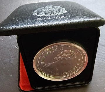 Canada. 1 Dollar 1974, Canada Winnipeg Centennial Specimen